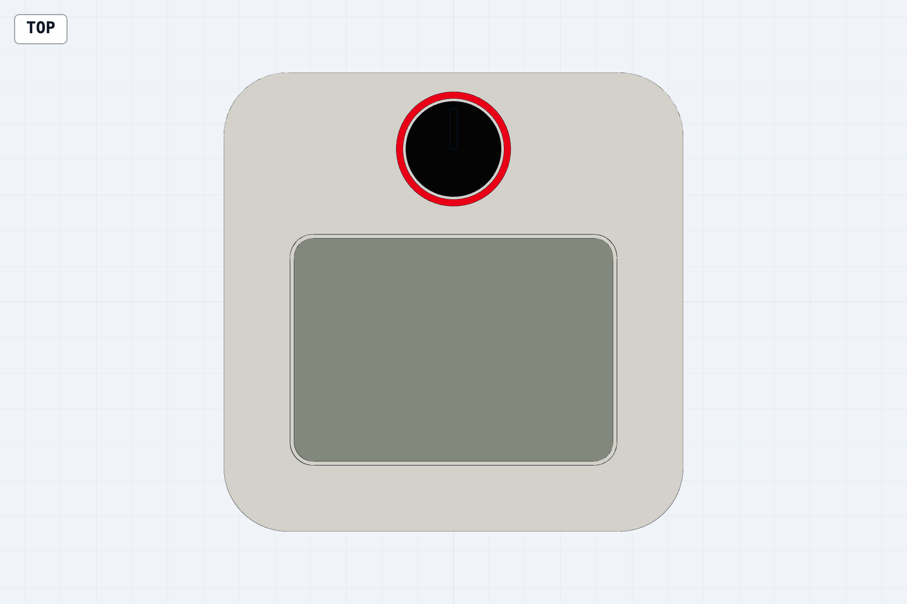 Top CAD view of the Still focus device concept